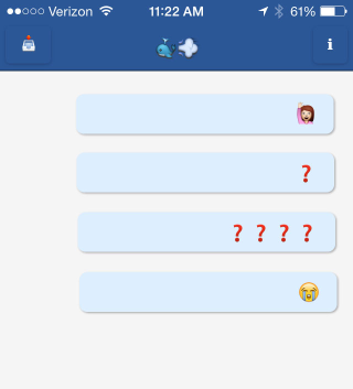 Illustration for article titled My Day on the Emoji-Only Social Network, Translated (I Think)
